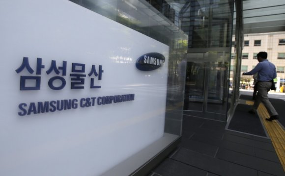 The logo of Samsung C&T Corp