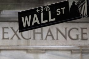 A Wall Street indication is pictured at the nyc Stock Exchange, available during Winter Storm Juno, in Manhattan borough of New York January 27, 2015. REUTERS/Carlo Allegri