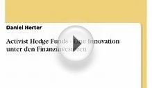 GRIN - Activist Hedge Funds - Eine Innovation unter den