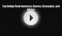 [PDF Download] Top Hedge Fund Investors: Stories
