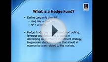 What is a Hedge Fund